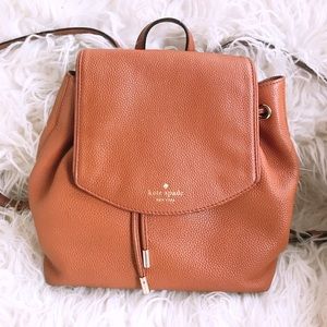 Kate spade Cognac small backpack